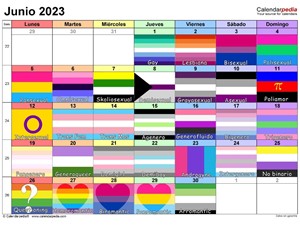 Feliz mes del Orgullo. La diversidad es Creativa (Calendario de Itzi)